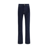 Jacob Cohen Blue Cotton Slim Fit Jeans