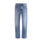 Jacob Cohen Blue Cotton Relaxed Fit Jeans