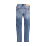 Jacob Cohen Blue Cotton Relaxed Fit Jeans
