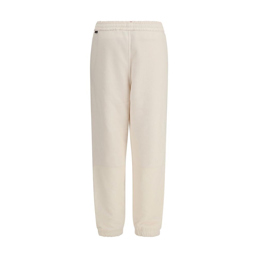 Moncler Grenoble Cream Polyester Joggers (Workout Pants)