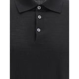 Brunello Cucinelli Black Cashmere Dress Shirt