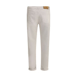 Brunello Cucinelli Beige Cotton Jeans Denim