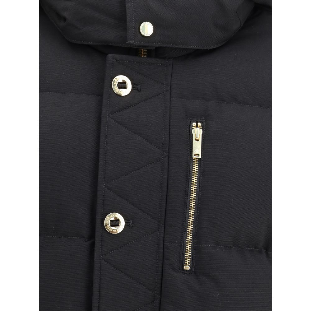 Moose Knuckles Black Cotton Coat
