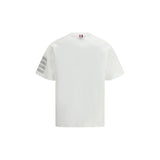 Thom Browne White Cotton T-Shirt