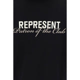 Represent Black Cotton Sweatshirt
