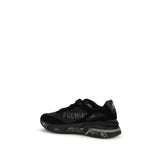 Premiata Black Rubber Chunky Sneakers