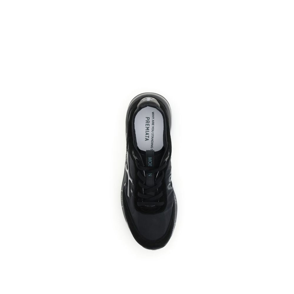 Premiata Black Rubber Chunky Sneakers