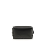 Marni Black Calf Leather Bos Taurus Shoulder Bag