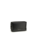 Marni Black Calf Leather Bos Taurus Shoulder Bag