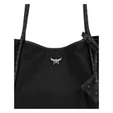 MCM Black Fabric Shoulder Bag