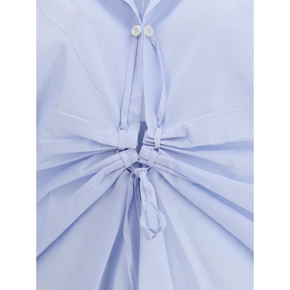 Prada Light Blue Cotton Dress Shirt