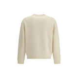 Maison Kitsuné Cream Wool Sweatshirt