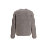 Maison Kitsuné Gray Wool Sweatshirt