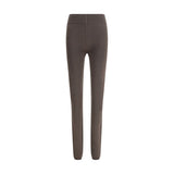 Rick Owens Gray Fleece Wool Leggings