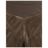 Rick Owens Brown Viscose Casual Pants