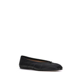 Margiela Black Lamb Ovis Aries Aries Ballet Flats