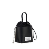Margiela Black Calf Leather Bos Taurus Shoulder Bag