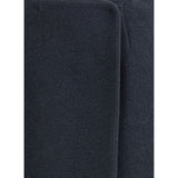 RIER Blue Fleece Wool Midi Skirt