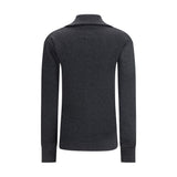 Lemaire Gray Wool Cardigan