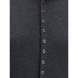 Lemaire Gray Wool Cardigan