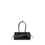 Prada Black Calf Leather Bos Taurus Shoulder Bag
