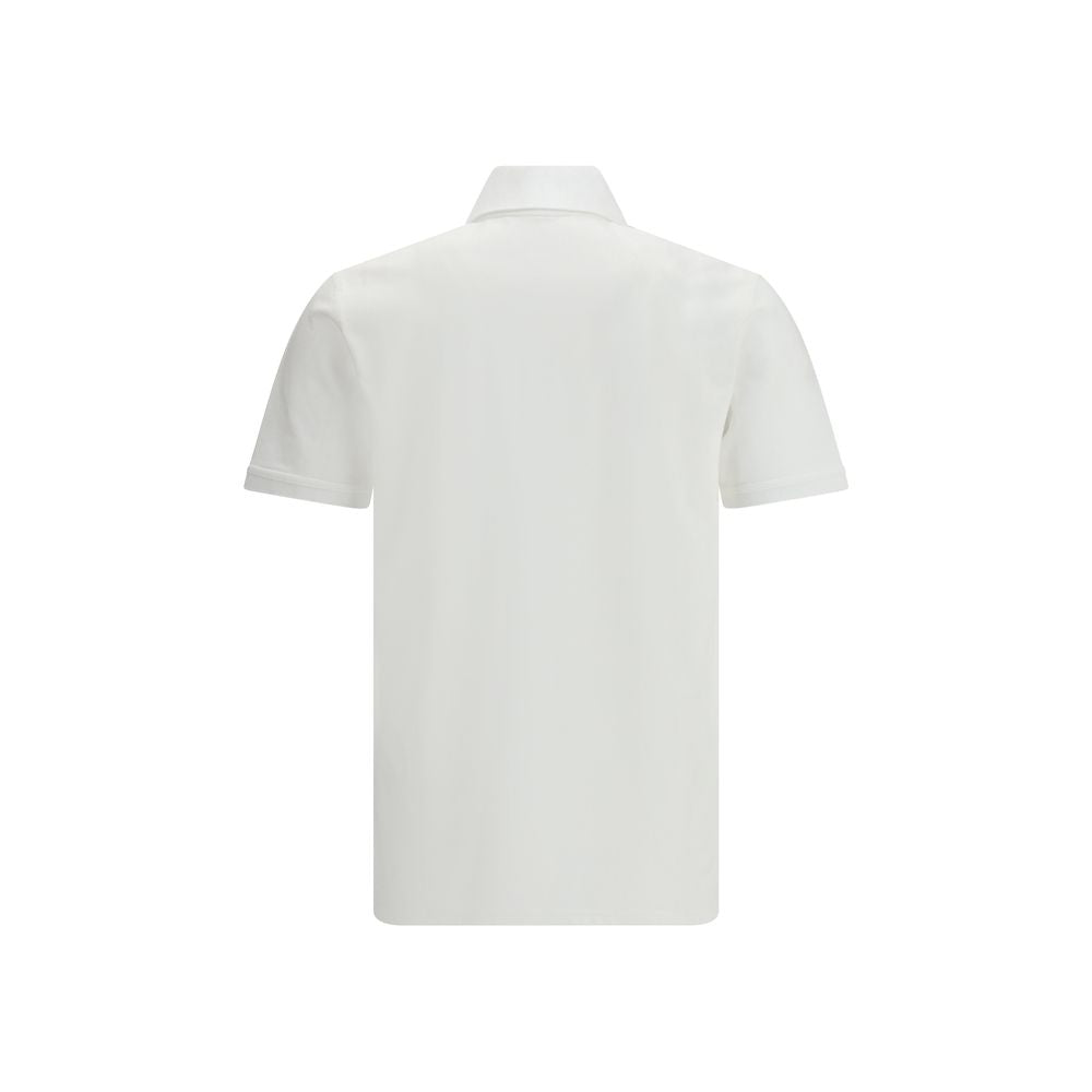 Givenchy White Cotton Polo Shirt