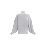 Balmain Gray Wool Sweatshirt