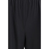 The Row Black Fleece Wool Casual Pants
