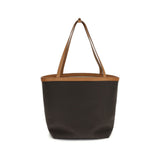The Row Brown Cotton Shoulder Bag