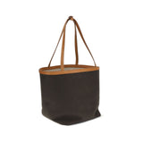 The Row Brown Cotton Shoulder Bag