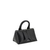 The Attico Black Calf Leather Bos Taurus Shoulder Bag