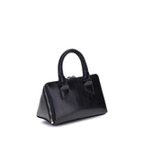 The Attico Black Calf Leather Bos Taurus Shoulder Bag