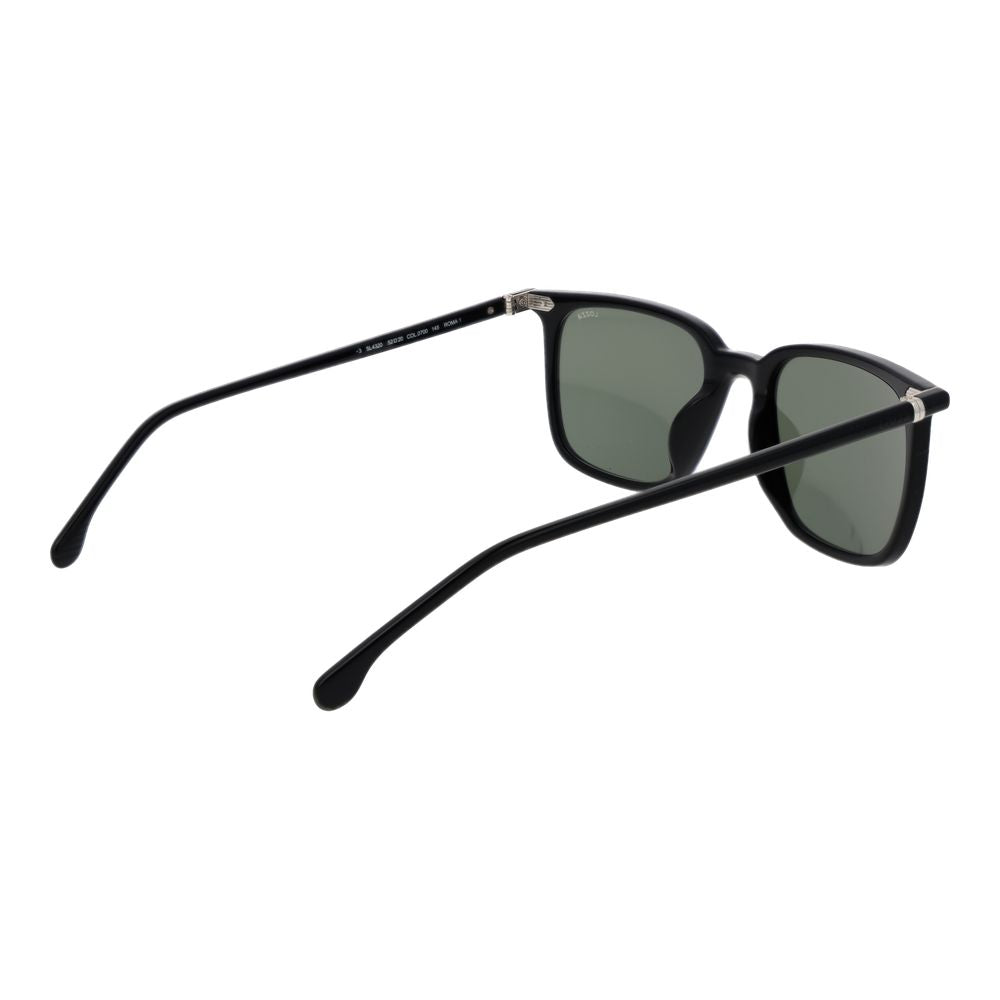 Lozza Black Cellulose Acetate Sunglasses
