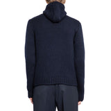 Prada Blue Wool Turtleneck