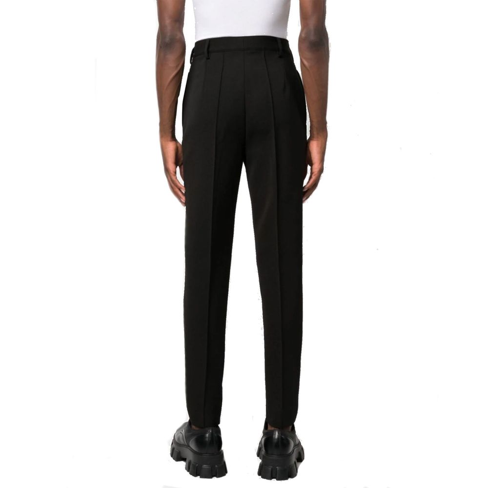 Prada Black Elastane Dress Pants