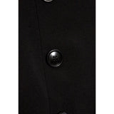 Alaïa Black Elastane Midi Skirt