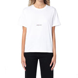 Saint Laurent White Cotton T-Shirt