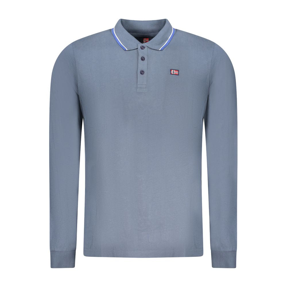 Norway 1963 Blue Cotton Polo Shirt