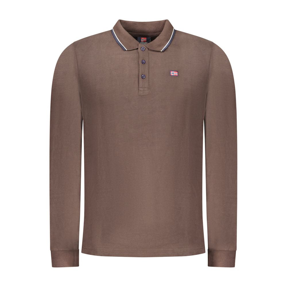 Norway 1963 Brown Cotton Polo Shirt