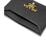 Prada Black Calfskin Cardholder