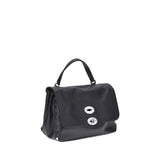 Zanellato Black Calf Leather Bos Taurus Shoulder Bag