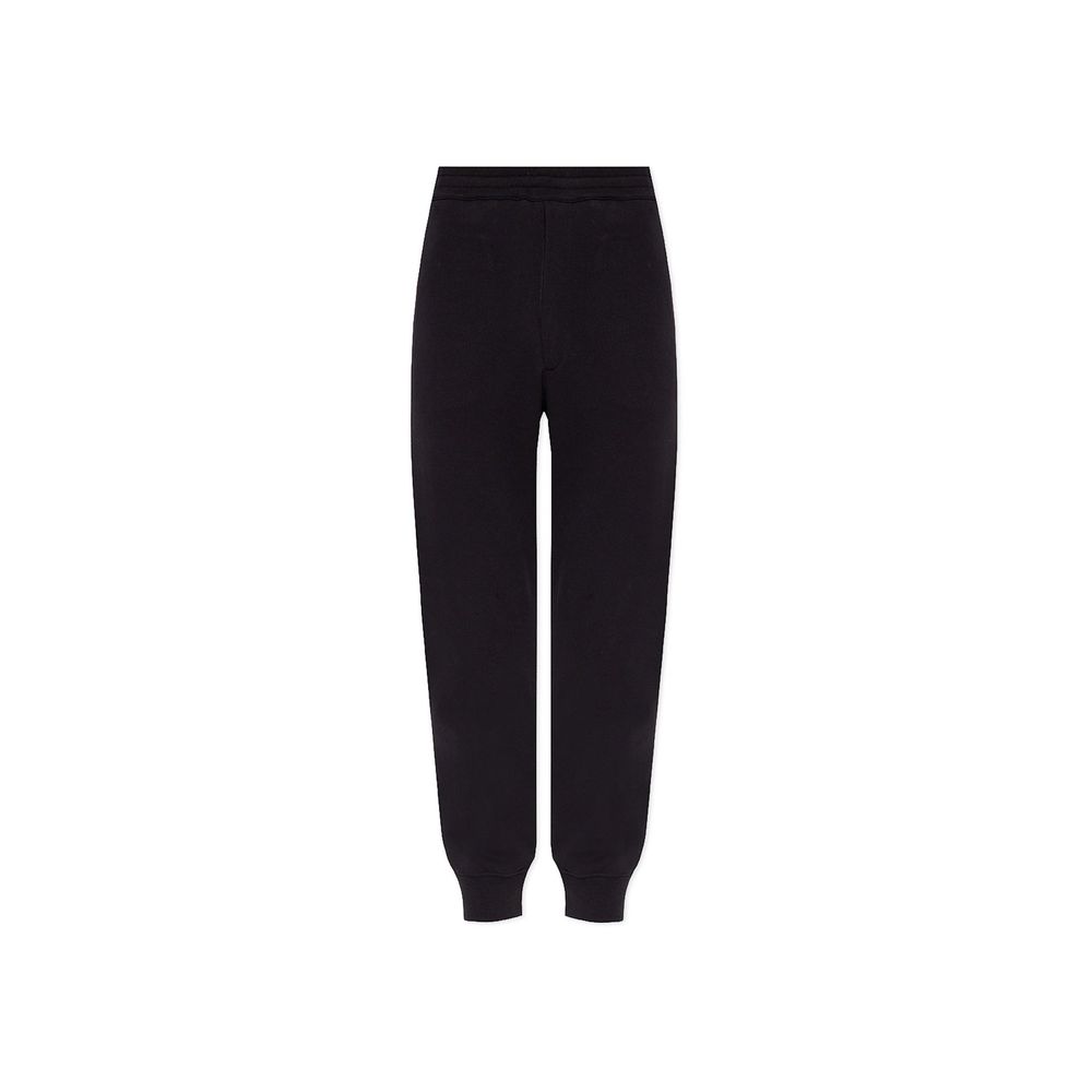 Alexander McQueen Black Cotton Joggers (Workout Pants)