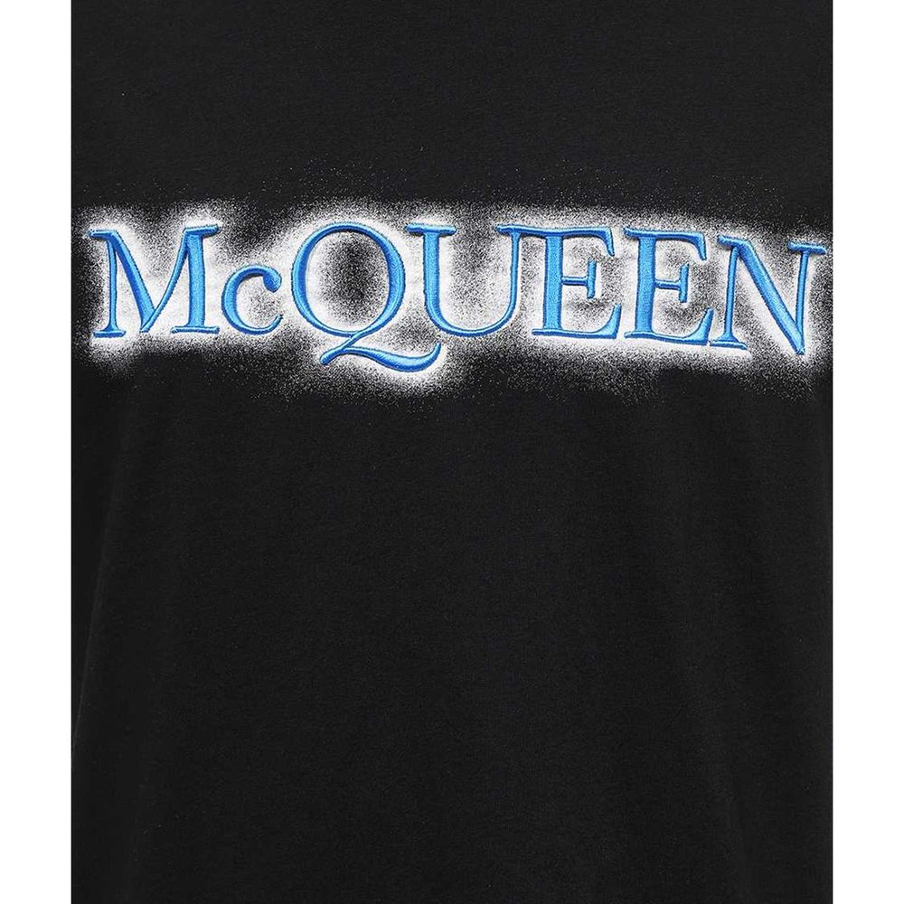 Alexander McQueen Black Cotton T-Shirt