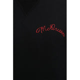 Alexander McQueen Black Cotton Sweatshirt