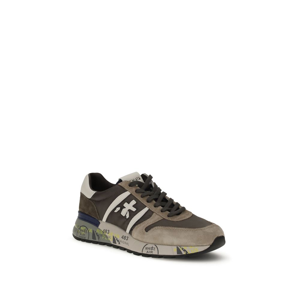 Premiata Multicolor Calf Leather Bos Taurus Low Top Sneakers