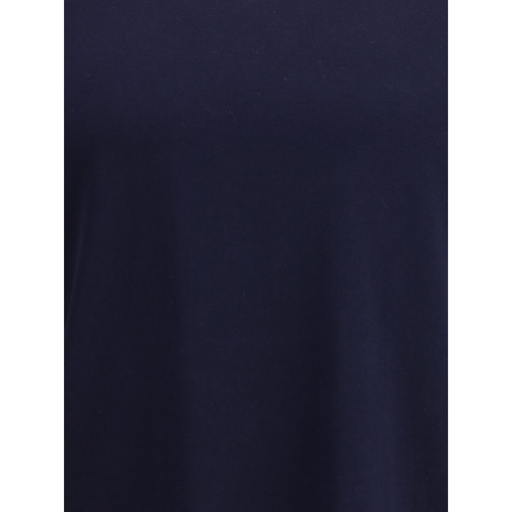 Brunello Cucinelli Blue Cotton T-Shirt