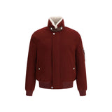 Brunello Cucinelli Bordeaux Wool Bomber