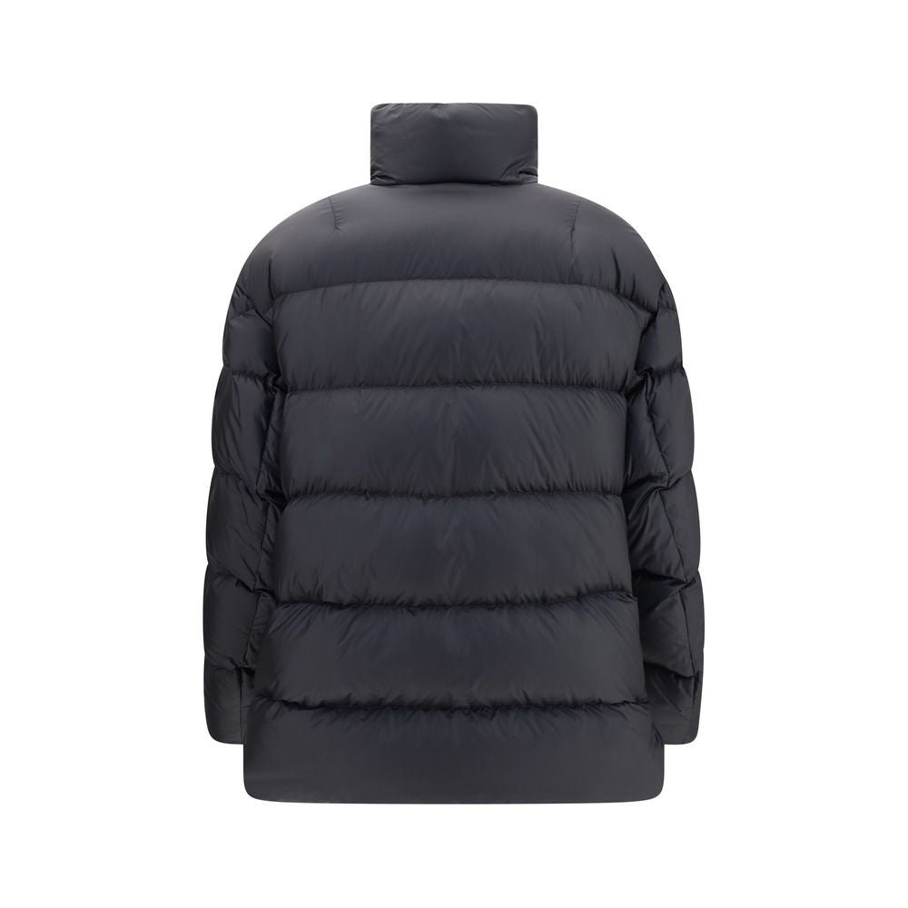 MONCLER x EDWARD ENNINFUL Black Polyamide Coat