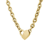 Hugo Boss Gold Stainless Steel Necklace