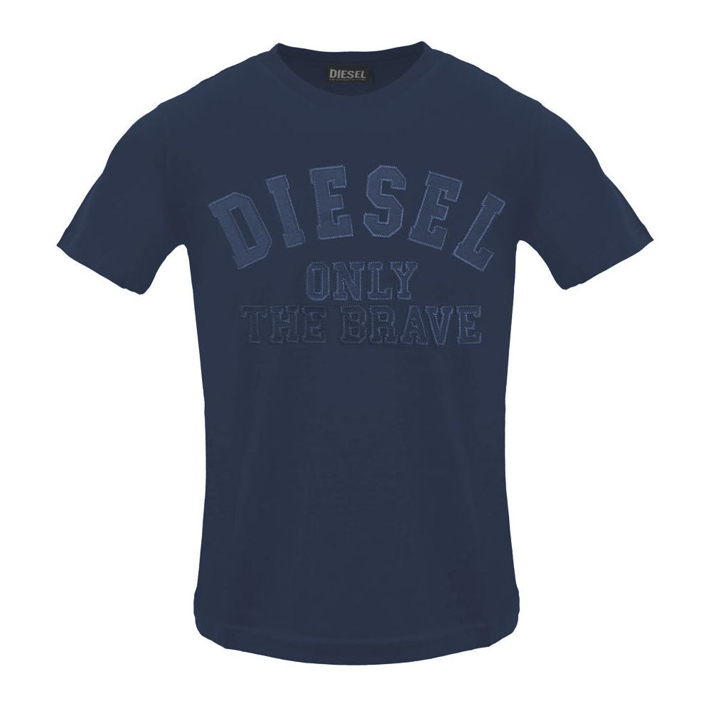 Diesel Blue Cotton T-Shirt